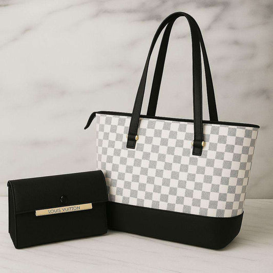 Louis Vuitton Checkered Handbag Set