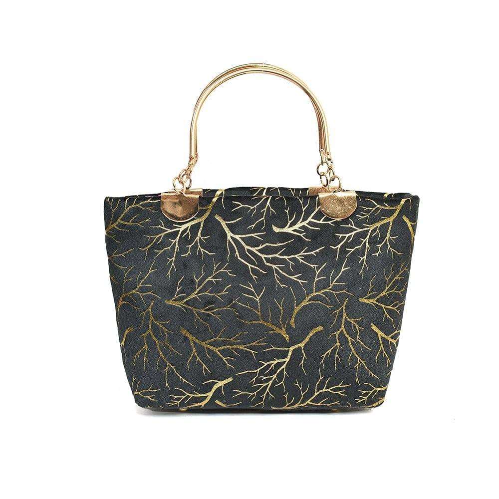 Gilded Grace Tote Handbag