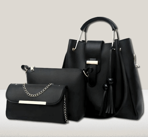 PU Leather Handbag Set – Stylish & Durable Everyday Bags